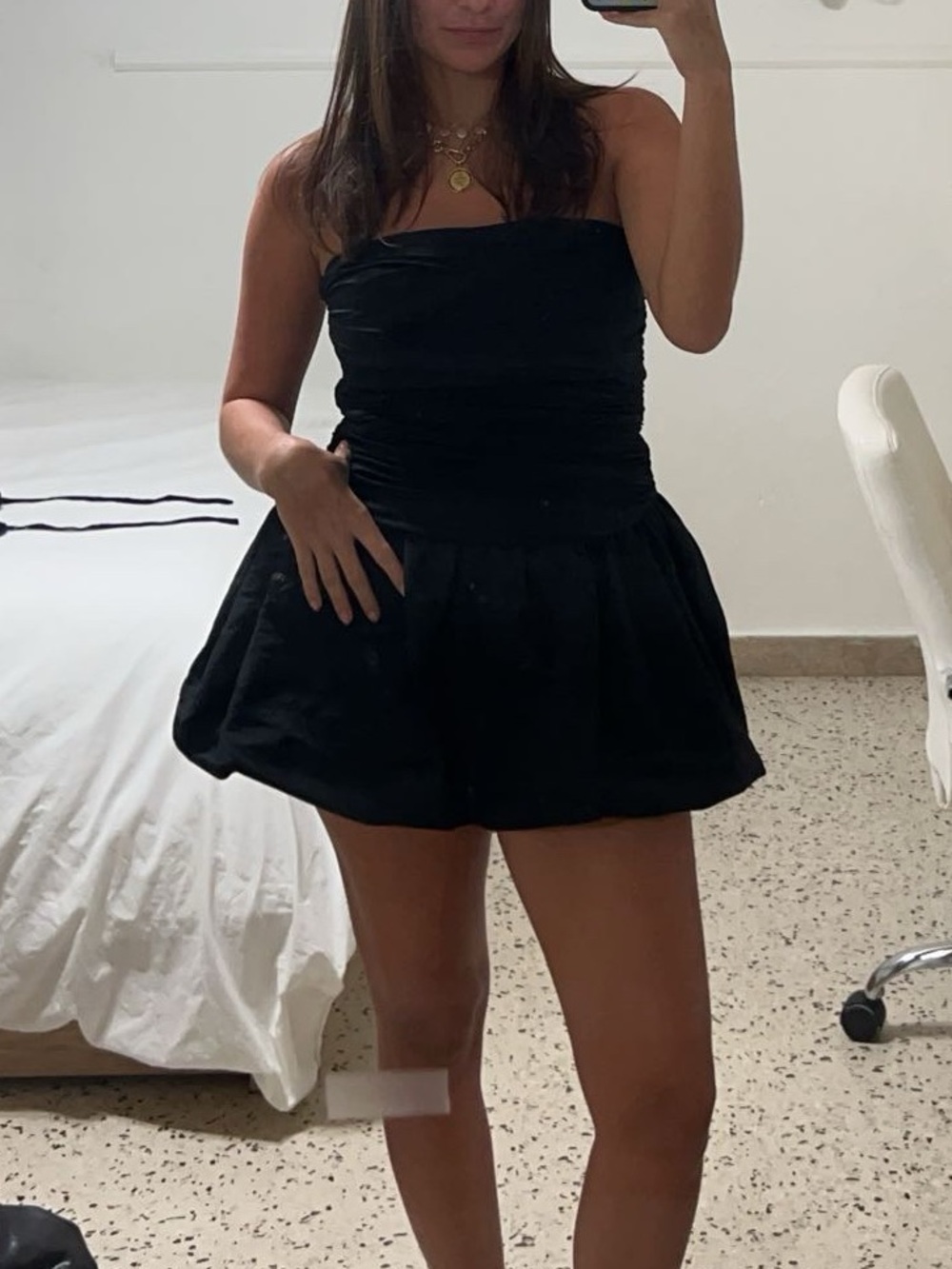 Black Bubble MNG Dress
